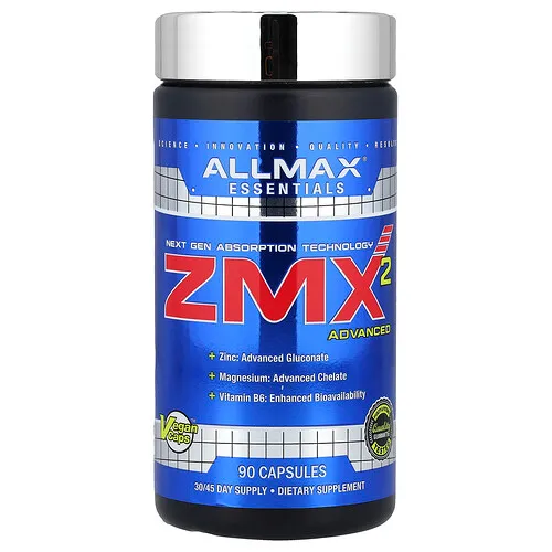 ALLMAX, ZMX2 avanzado, 90 cápsulas