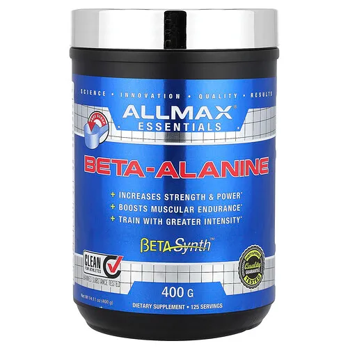 ALLMAX, Productos esenciales, Beta-alanina, 400 g (14,11 oz)