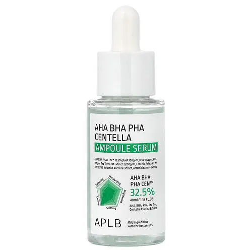 APLB, Sérum en ampollas de Centella con AHA, BHA y PHA, 40 ml (1,35 oz. líq.)