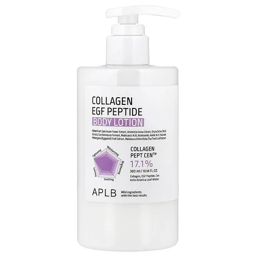 APLB, Loción corporal con péptidos y colágeno, EGF, 300 ml (10,14 oz. líq.)