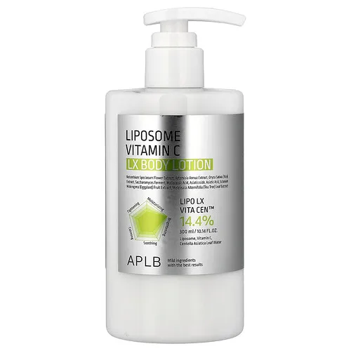 APLB, Loción corporal Liposoma Vitamina C LX, 300 ml (10,14 oz. líq.)
