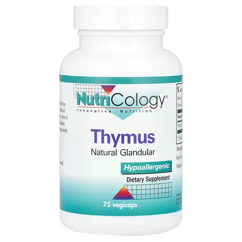 Nutricology, Timo, 0,5 g, 75 cápsulas vegetales