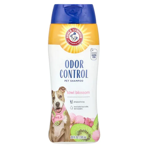 Arm & Hammer, Champú para controlar los olores de las mascotas, Para perros, Flor de kiwi, 591 ml (20 oz. líq.)