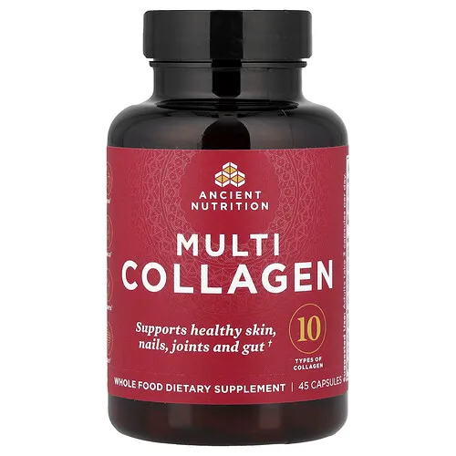 Ancient Nutrition, Colágeno múltiple, 45 cápsulas