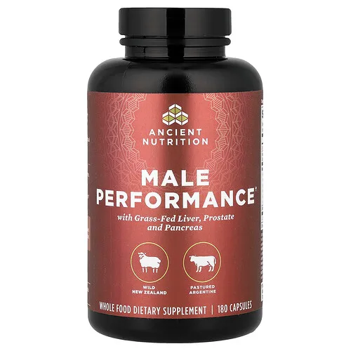 Ancient Nutrition, Male Performance, 180 cápsulas