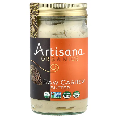 Artisana, Productos orgánicos, Mantequilla de castaña de cajú, 397 g (14 oz)