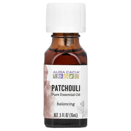 Aura Cacia, Aceite esencial puro, Pachuli, 15 ml (0,5 oz. líq.)