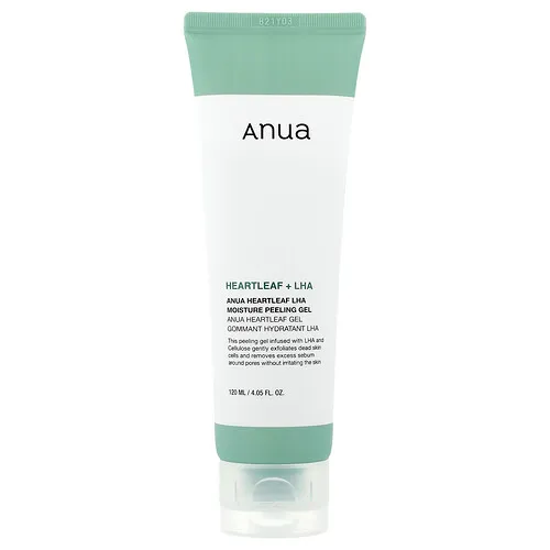 Anua, Heartleaf, Gel exfoliante humectante con LHA, 120 ml (4,05 oz. líq.)