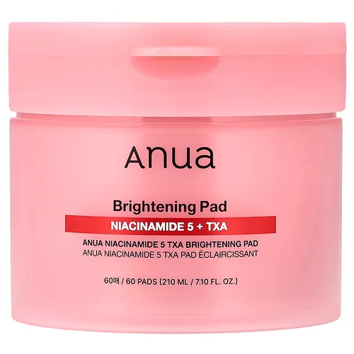 Anua, Almohadilla iluminadora con niacinamida y 5 TXA, 60 almohadillas