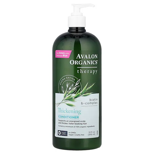 Avalon Organics, Acondicionador engrosador, Complejo de vitaminas B y biotina, 946 ml (32 oz. líq.)