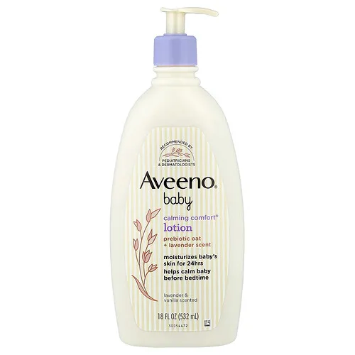 Aveeno, Bebés, Loción Calming Comfort®, Lavanda y vainilla, 532 ml (18 oz. líq.)