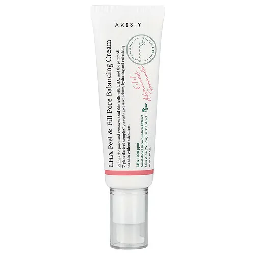Axis-Y, Crema equilibrante para pelar y rellenar LHA, 50 ml (1,69 oz. Líq.)