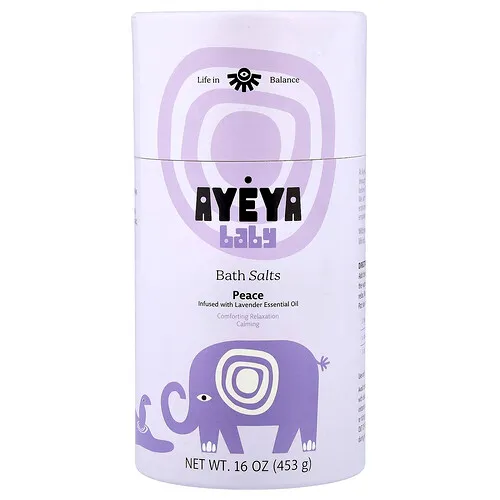 Ayeya, Sales de baño para bebés, Lavanda, 453 g (16 oz)