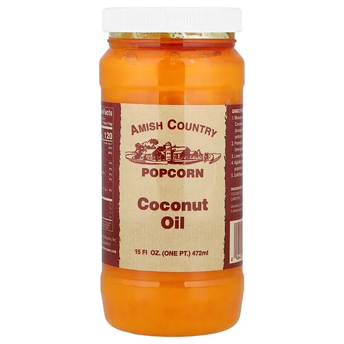 Amish Country Popcorn, Aceite de coco`` 472 ml (15 oz. Líq.)