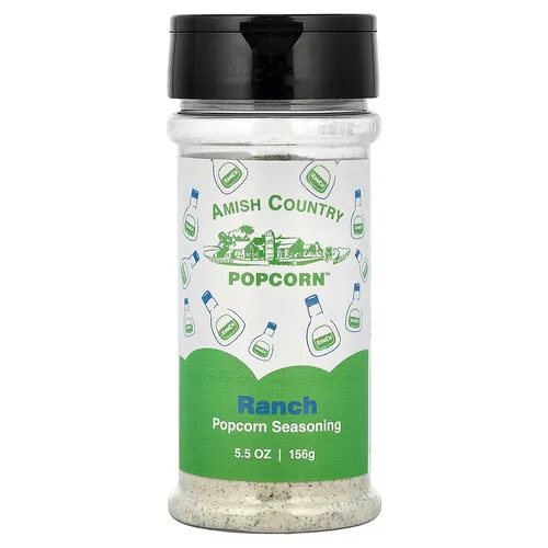 Amish Country Popcorn, Condimento para palomitas de maíz, Ranch`` 156 g (5,5 oz)