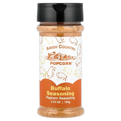 Amish Country Popcorn, Condimento para palomitas de maíz, Búfalo`` 134 g (4,75 oz)
