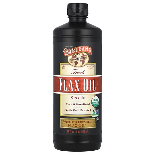 Barlean's, Aceite de linaza fresco, 32 fl oz (946 ml)