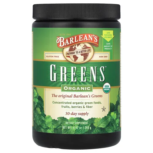 Barlean's, Organic Greens™, 240 g (8,47 oz)
