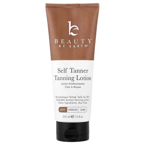 Beauty By Earth, Loción autobronceante, Suavidad, 222 ml (7,5 oz. líq.)