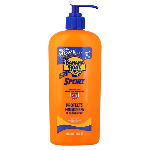 Banana Boat, Sport™, Loción con protección solar, FPS +50, 354 ml (12 oz. líq.)