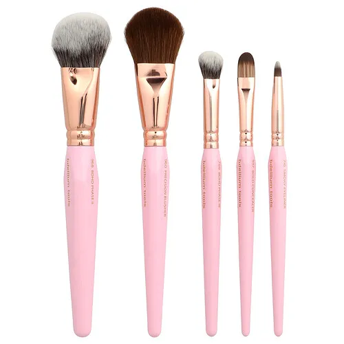 Bdellium Tools, Set de brochas para el rostro y los ojos, 5 brochas