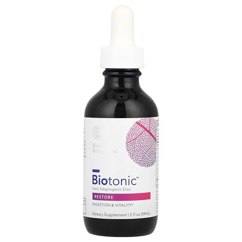 Biocidin Botanicals, Biotonic™, Elixir adaptógeno de uso diario, 59 ml (2 oz. líq.)