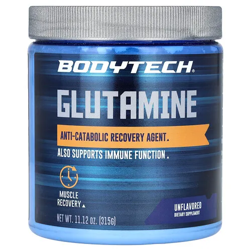 BodyTech, Glutamina, Sin sabor, 315 g (11,12 oz)