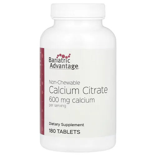 Bariatric Advantage, Citrato de calcio no masticable, 180 comprimidos