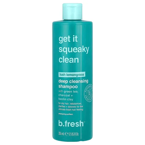 b.fresh, Get It Squeaky Clean, Champú de limpieza profunda, Para cabello graso, Limoncillo exuberante, 355 ml (12 oz. líq.)