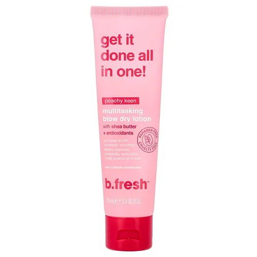 b.fresh, Loción multipropósito para el secado con secador, Peachy Keen, 100 ml (3,3 oz. líq.)