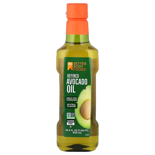 BetterBody Foods, Aceite de aguacate refinado, 500 ml (16,9 oz. líq.)