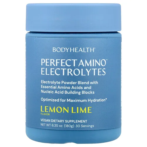 BodyHealth, Electrolitos Perfect Amino™, Lima limón, 180 g (6,35 oz)