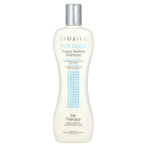 Biosilk, Silk Therapy, Champú sin lágrimas para cachorros, 355 ml (12 oz. líq.)
