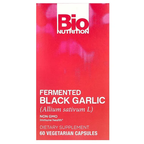 Bio Nutrition, Ajo negro fermentado, 450 mg, 60 cápsulas vegetales