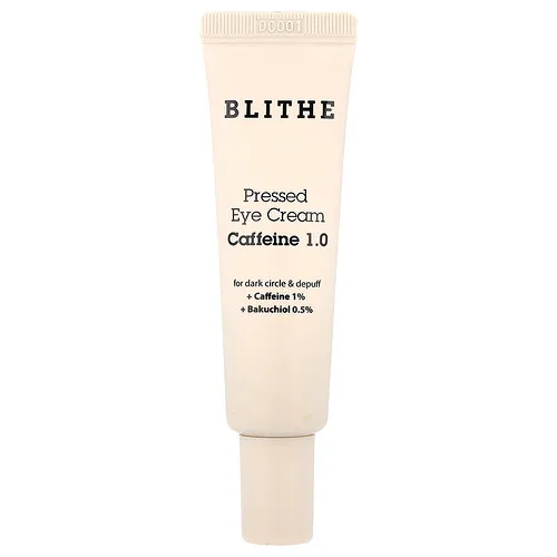 Blithe, Crema compacta para el contorno de los ojos, Cafeína 1,0, 20 ml (0,67 oz. líq.)