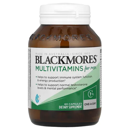 Blackmores, Suplemento multivitamínico para hombres, 60 cápsulas
