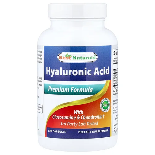 Best Naturals, Ácido hialurónico con glucosamina y condroitina, 120 cápsulas