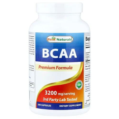 Best Naturals, BCAA, 200 cápsulas