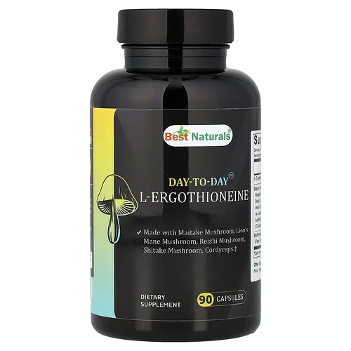 Best Naturals, Day To Day™, L-ergotioneína, 90 cápsulas