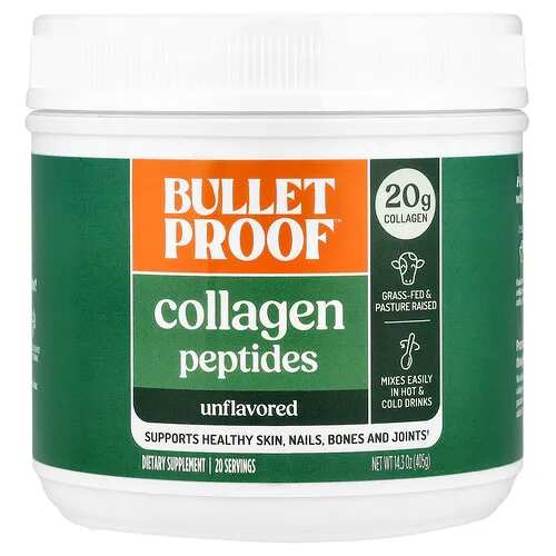 BulletProof, Péptidos de colágeno, Sin sabor, 405 g (14,3 oz)