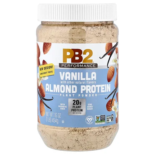 PB2 Foods, Performance, Proteína de almendra, Vainilla, 454 g (16 oz)