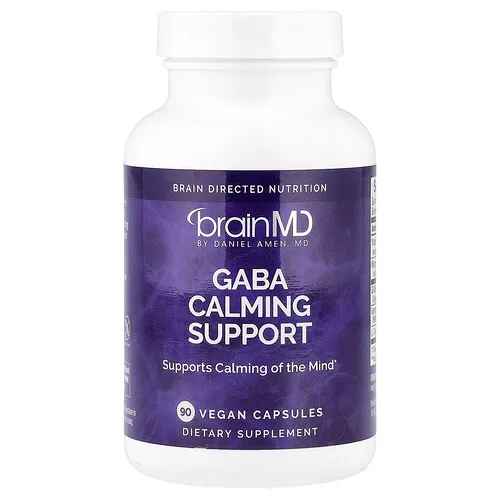 BrainMD, Gaba, Refuerzo calmante, 90 cápsulas veganas