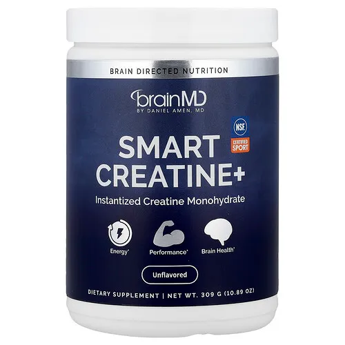 BrainMD, Smart Creatine+, Sin sabor, 309 g (10,89 oz)
