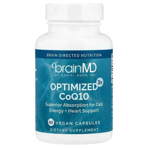 BrainMD, CoQ10 Optimized3x, 60 cápsulas veganas