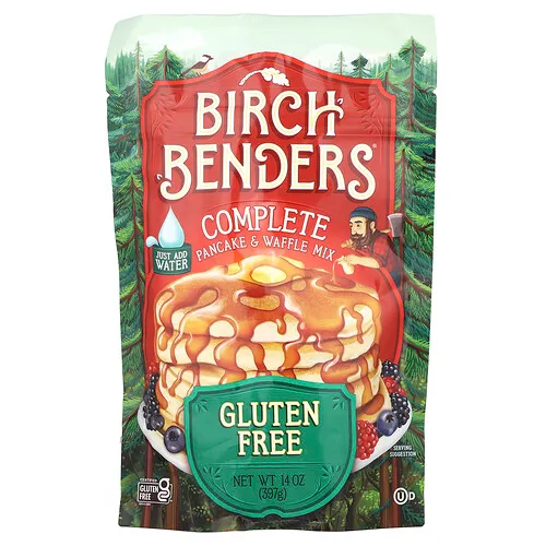 Birch Benders, Mezcla completa para panqueques y waffles, Sin gluten, 397 g (14 oz)