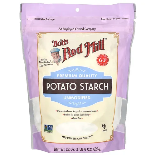Bob's Red Mill, Almidón de patata, sin modificar, sin gluten, 623 g (22 oz)