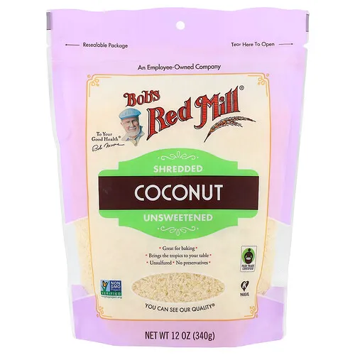 Bob's Red Mill, Coco rallado, sin endulzantes, 340 g (12 oz)
