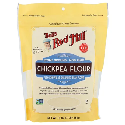 Bob's Red Mill, Harina de garbanzos sin gluten, 454 g (1 lb)