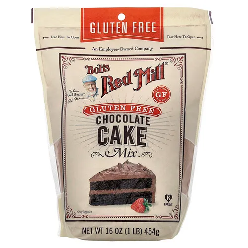 Bob's Red Mill, Mezcla para pastel de chocolate sin gluten`` 454 g (1 lb)