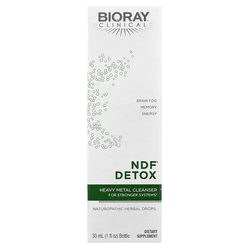Bioray, NDF® Detox, Agente de limpieza para metales pesados, 30 ml (1 oz. líq.)